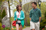 Photo of two students walking Photo of two students walking