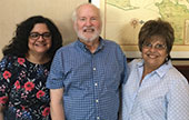 Photo of Rosemary Santana Cooney, Patrick Cooney, and Jacqueline Comesañas
